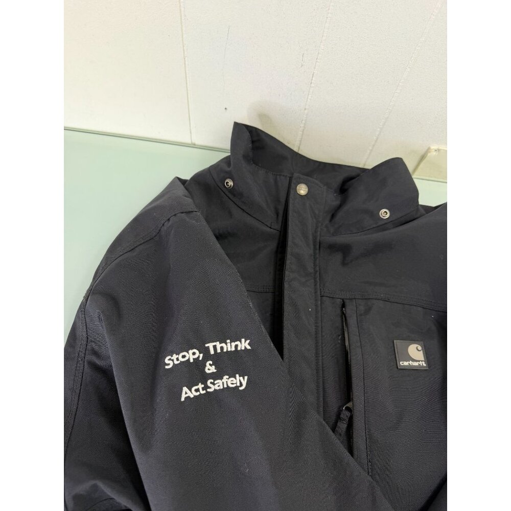 Carhartt J162 Shoreline Waterproof Jacket Men’s 2XL United Steelworkers No Hood - Picture 11 of 13